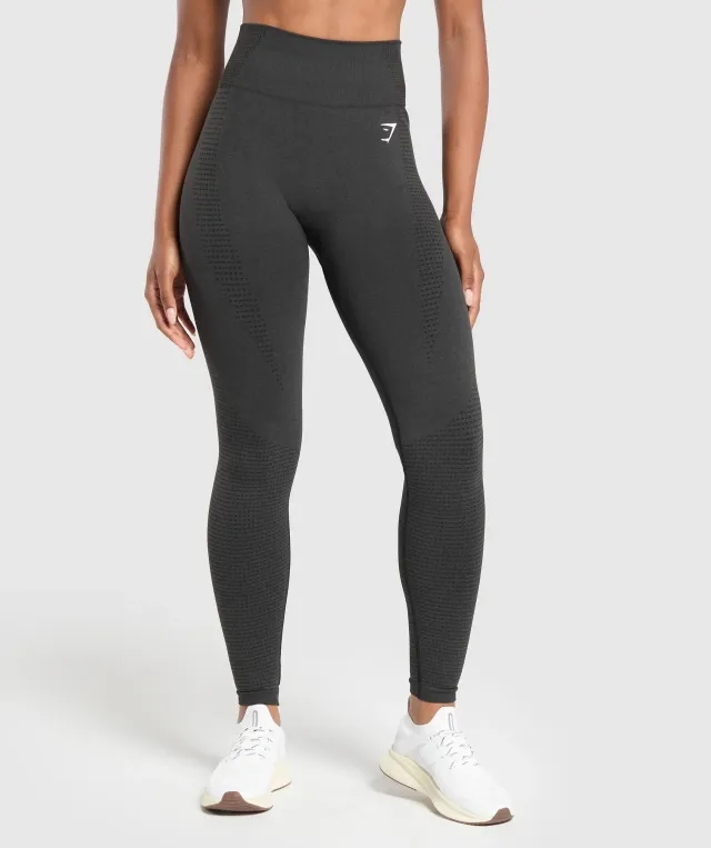 Gymshark Vital Seamless Leggings - Black Marl