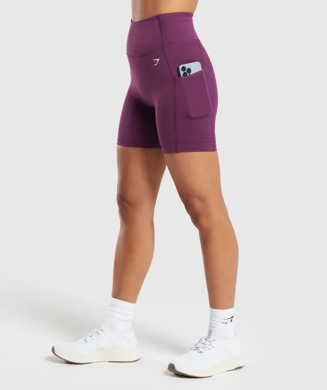 Gymshark Pocket Shorts - Magenta Purple