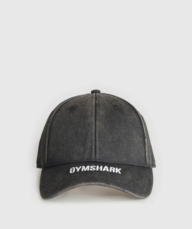 Gymshark Washed Cap - Black