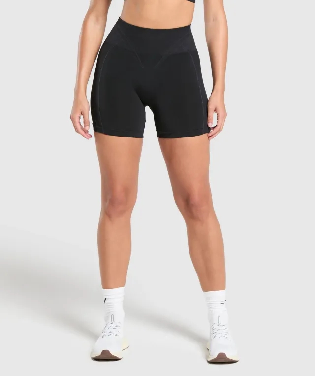 Gymshark Apex Contrast Shorts - Black/Brushed Grey