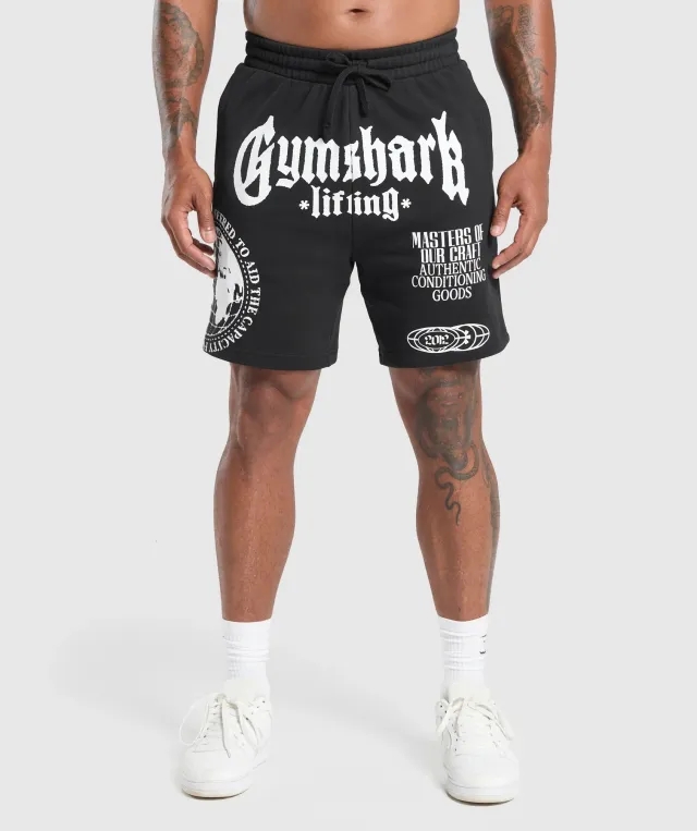 Gymshark Global Lifting Shorts - Black