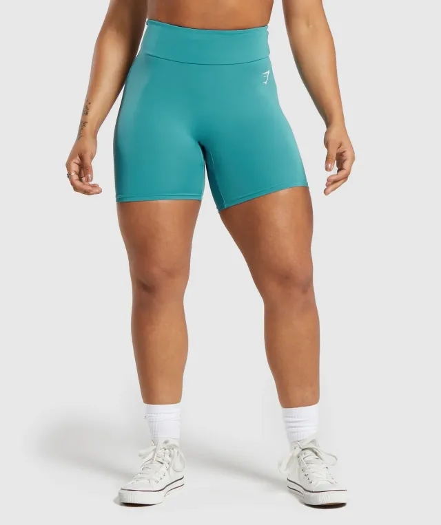 Gymshark Power Tight Shorts - Bondi Teal