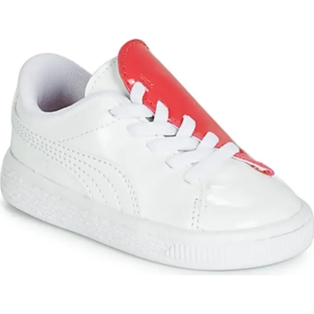 Puma  INF B CRUSH PATENT AC.W-H  girls's Children's Shoes (Trainers) in White