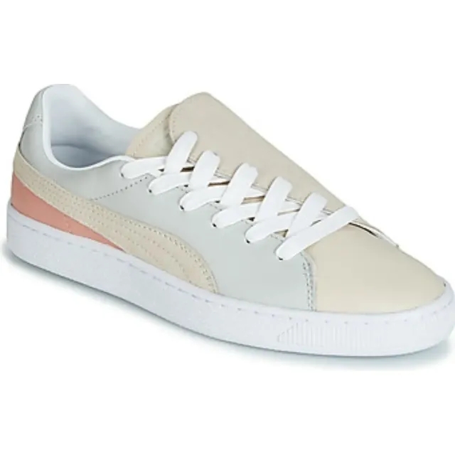 Puma  WN BASKET CRUSH PARIS.GRAY  women's Shoes (Trainers) in Beige