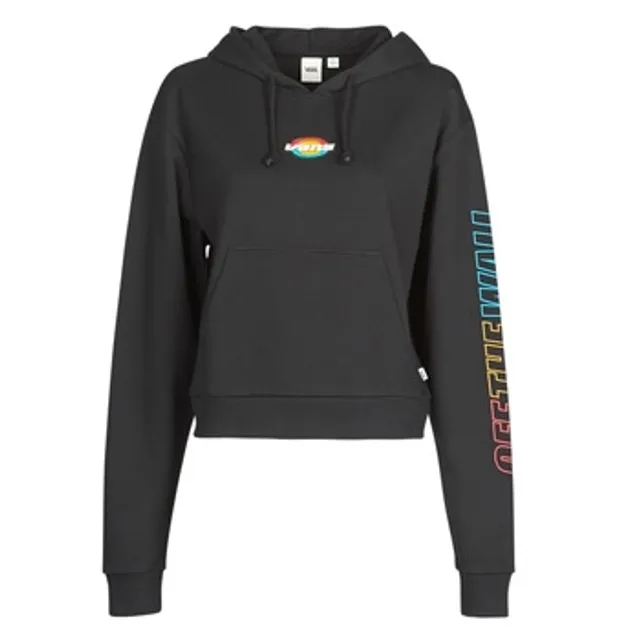 Vans  WM OVAL TEEN HOODIE  women's Sweatshirt in Black