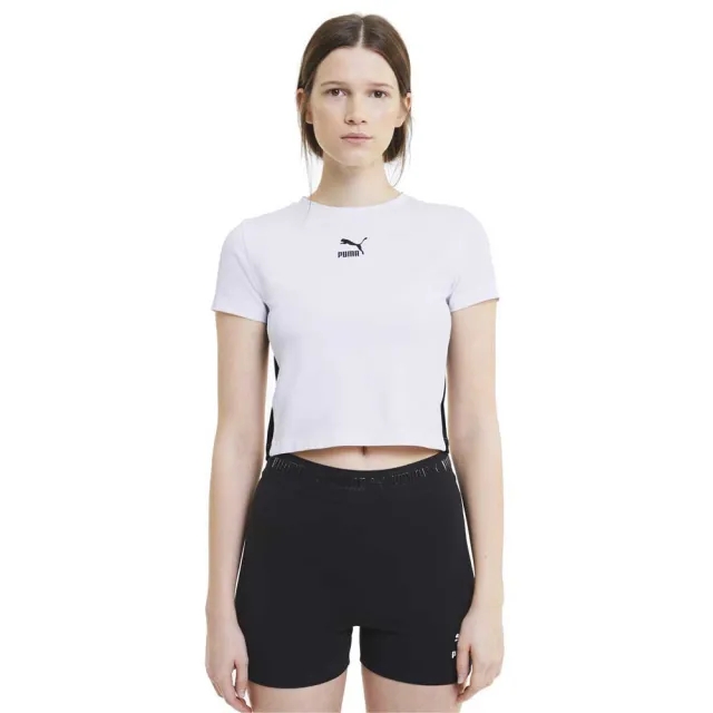 Puma Classics T7 Crop Short Sleeve T-shirt