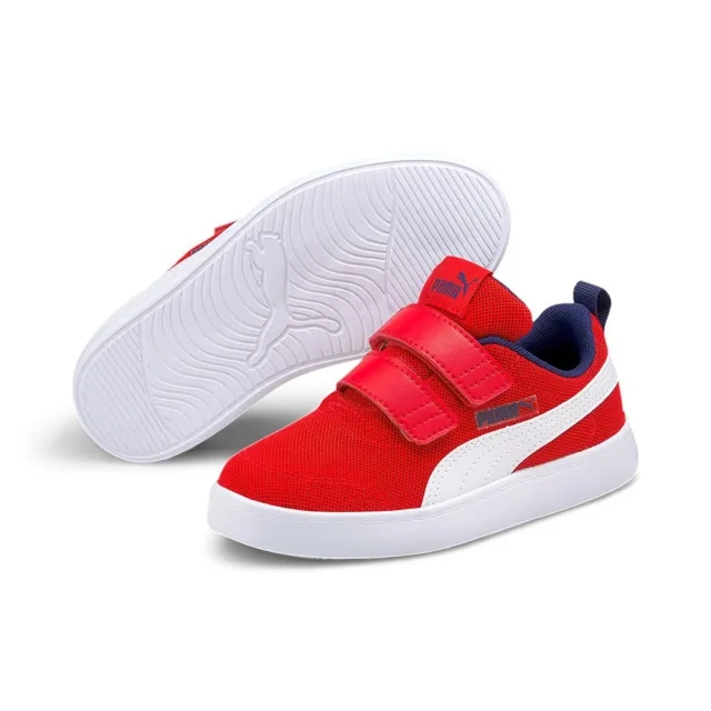 Puma Courtflex V2 Mesh Velcro Ps Trainers