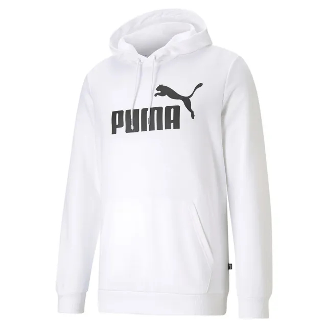 Puma  ESS BIG LOGO HOODIE FL  men's Sweatshirt in White