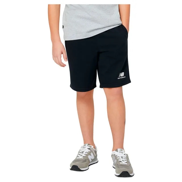 New Balance Essentials Stacked Logo French Terry Shorts