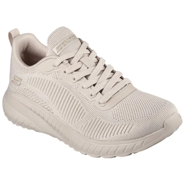 Skechers Women's BOBS Sport Squad Chaos - Face Off Sneaker in Nude Natural