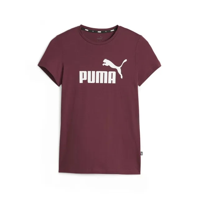 Puma  ESS LOGO TEE (S)  women's T shirt in Purple