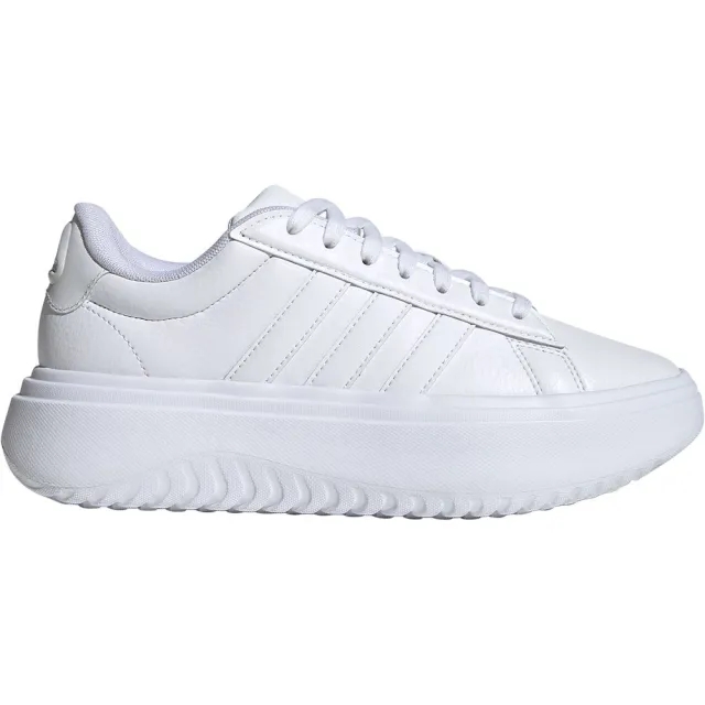 adidas  GRAND COURT PLATFORM  women's Shoes (Trainers) in White