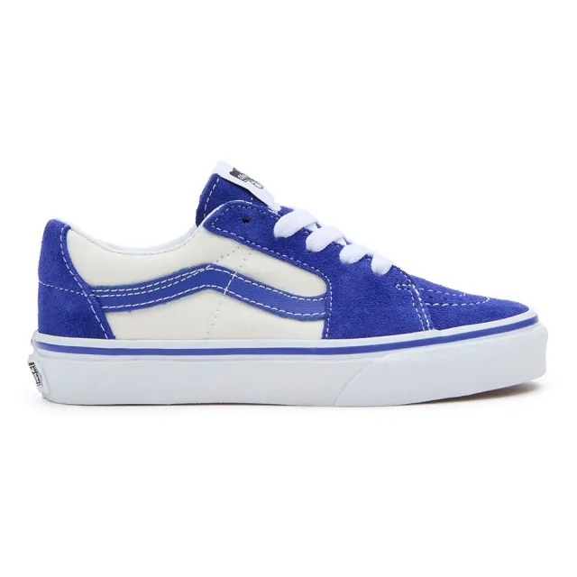 Vans white & blue sk8-low Junior trainers