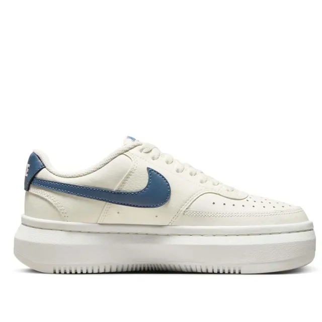 Nike court vision alta trainers in white & blue