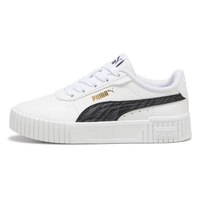 Puma  Carina 2.0 Zebra PS  boys's Children's Shoes (Trainers) in White