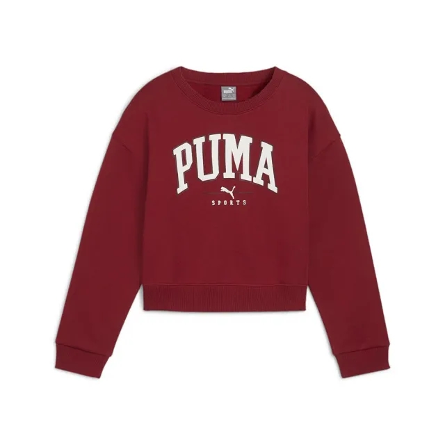 Puma Squad Crew Fl G Sweatshirt Unisex Kids - Red