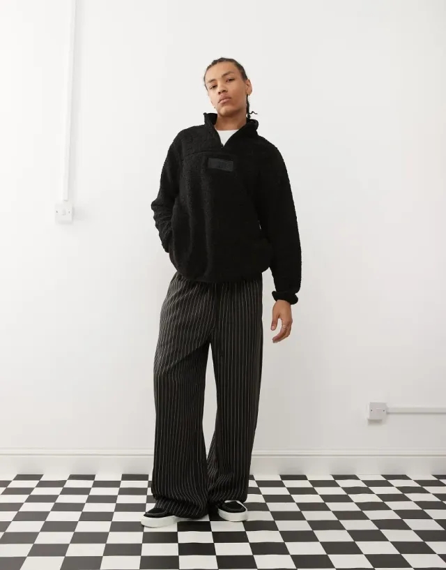 Vans Boxed Sherpa Half Zip Sweatshirt
