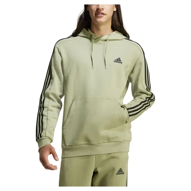 adidas Essentials Fleece 3-Stripes Hoodie Mens - Green