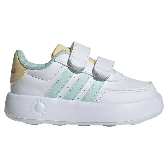 adidas  BREAKNET 2.0 EL C  girls's Children's Shoes (Trainers) in White