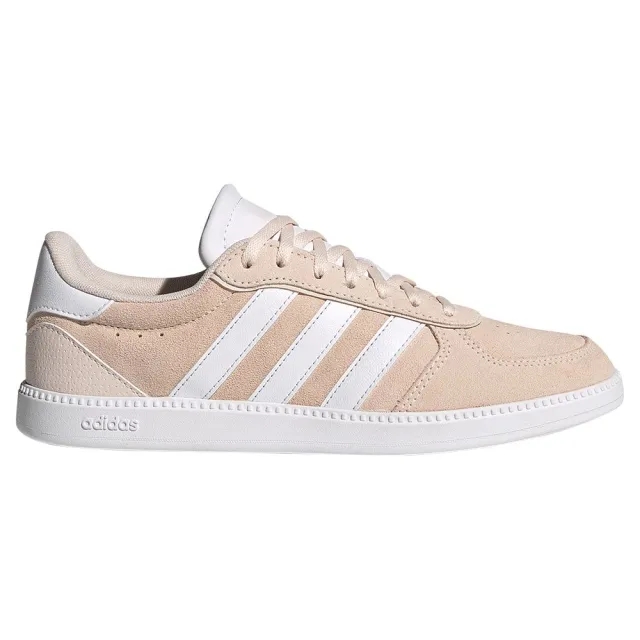 adidas  BREAKNET SLEEK SUEDE  women's Shoes (Trainers) in White