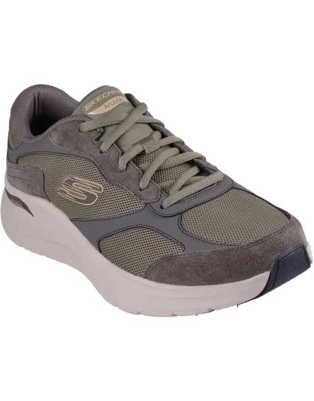 Skechers Men's Arch Fit 2.0 - The Keep Sneaker in Olive