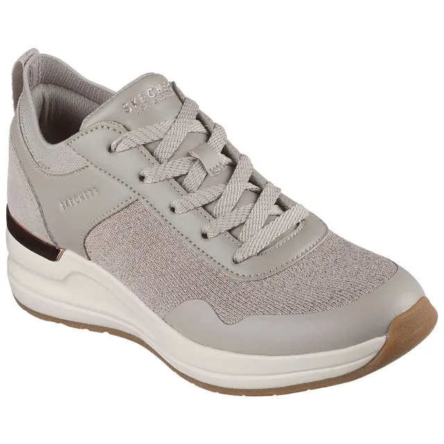Skechers Women's Billion 2 - Winning Streak Wedge in Taupe