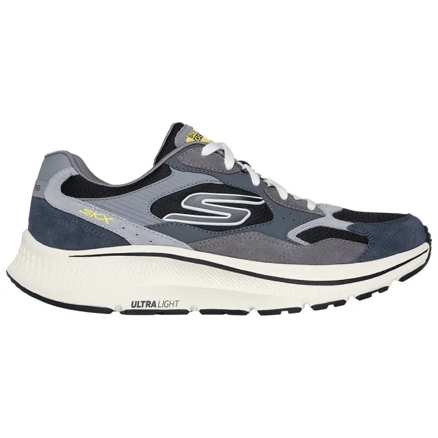 Skechers Men's GO RUN Consistent 2.0 - Retro Runner V1 Sneaker in Charcoal/Black