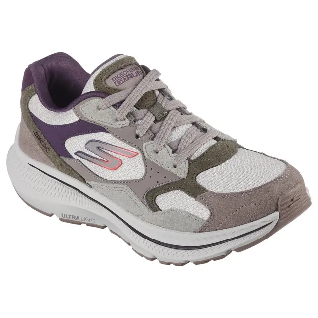 Skechers Women's GO RUN Consistent 2.0 - Retro Stride Sneaker in Natural/Purple