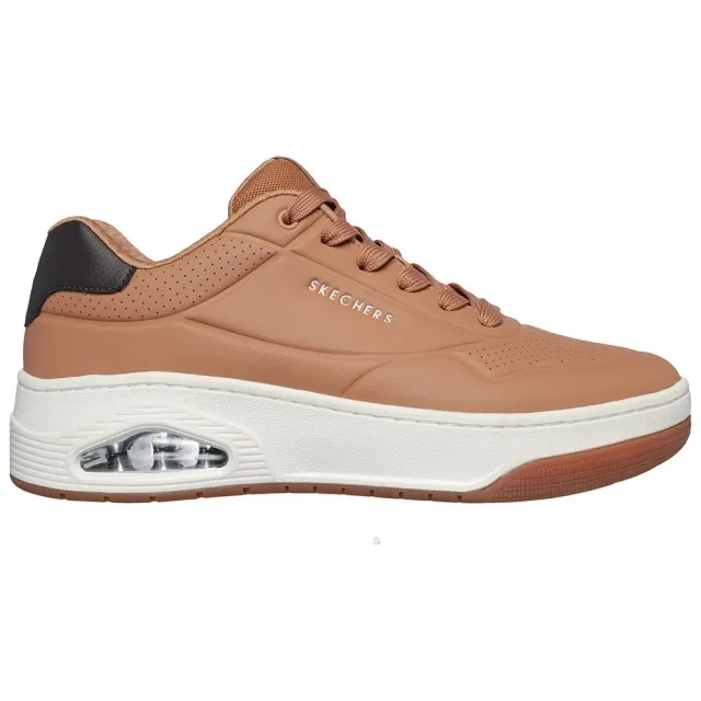 Skechers Men's Uno Court Sneaker in Tan