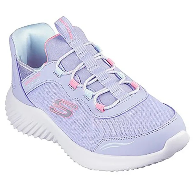 Skechers Girls Slip-ins: Bounder - Simple Cute Sneaker in Lavender