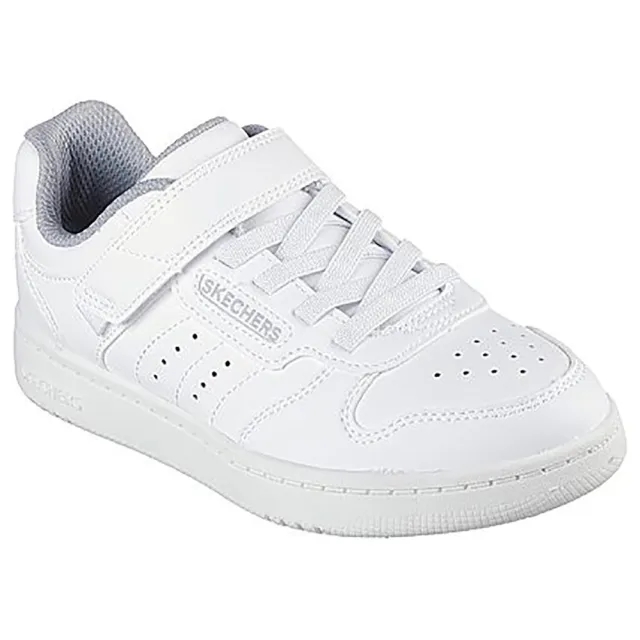 Skechers Boy's Quick Street Sneaker in White