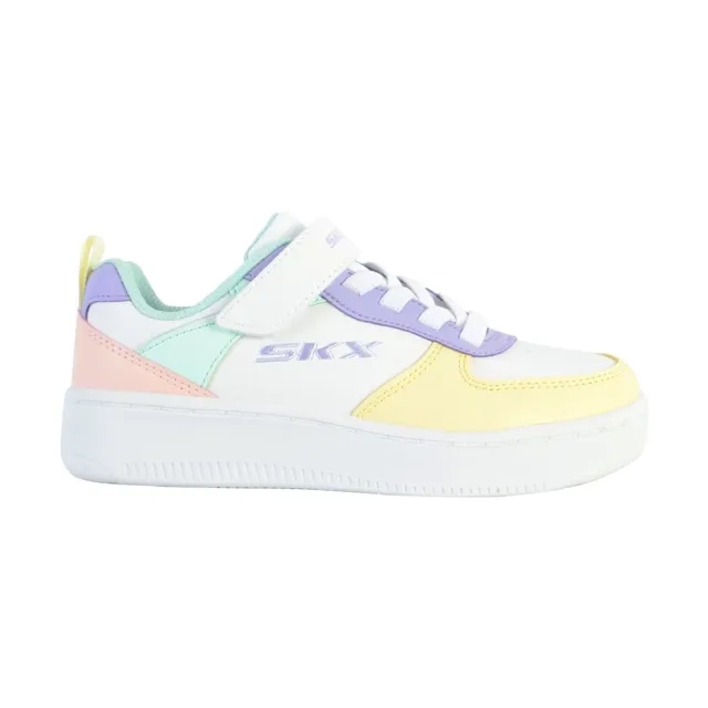 Skechers Girls Sport Court 92 Sneaker in White