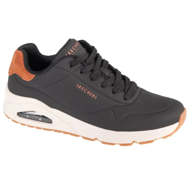 Skechers Men's Uno - Suited On Air Sneaker in Black