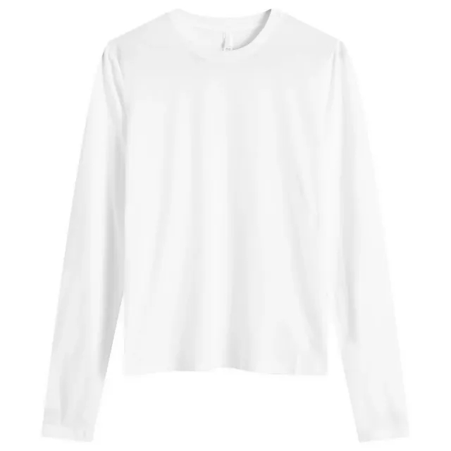 Asics SKIMS Women's Relaxed Tees Long Sleeve T-Shirt Snow