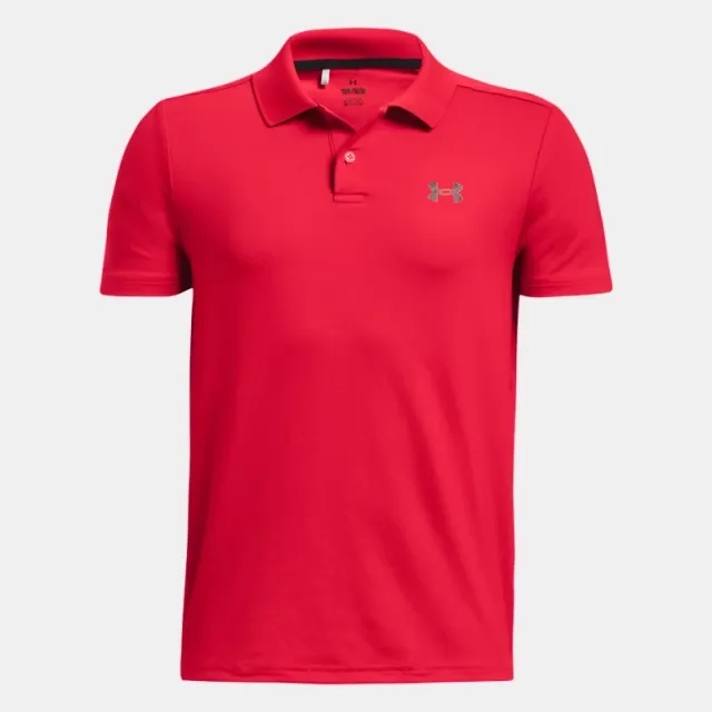 Boys'  Under Armour  Matchplay Polo Red / Black YXL (63 - 67 in)