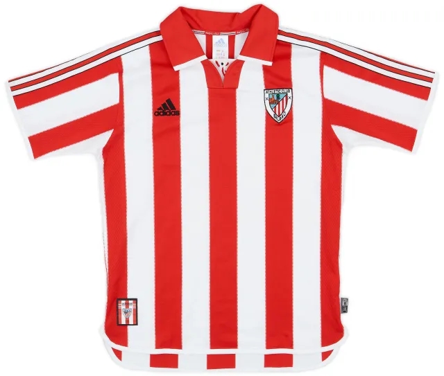 adidas 1999-01 Athletic Bilbao Home Shirt - 8/10 - (XL.Boys)