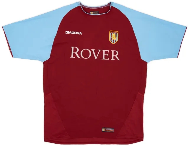 Diadora 2003-04 Aston Villa Home Shirt - 7/10 - (M)