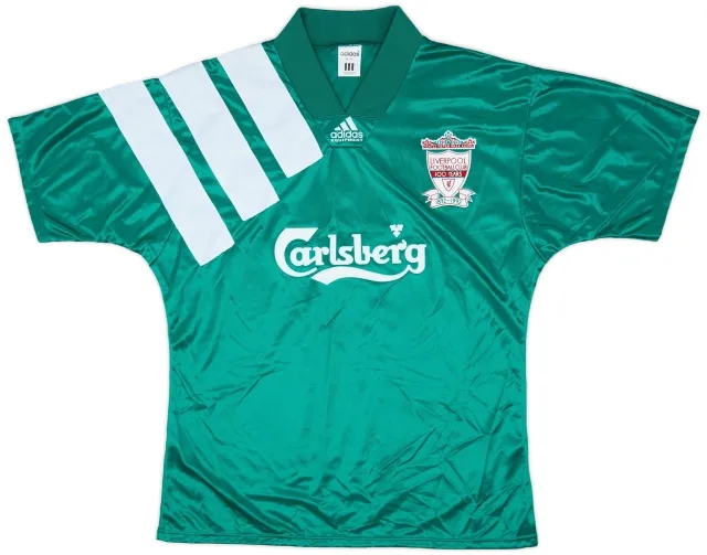 adidas 1992-93 Liverpool Centenary Away Shirt - 9/10 - (L)