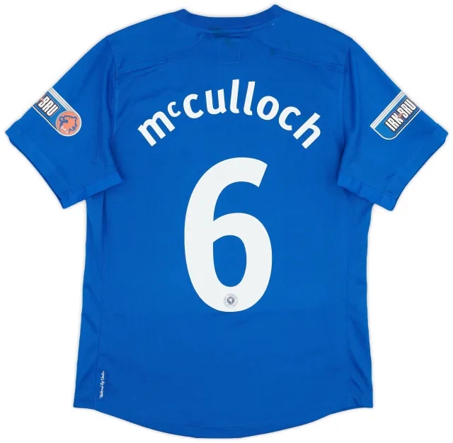 Umbro 2012-13 Rangers Home Shirt McCulloch #6 - 7/10 - (S)