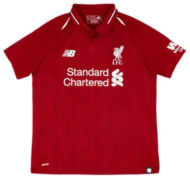 NewBalance 2018-19 Liverpool Home Shirt - 9/10 - (XL.Boys)
