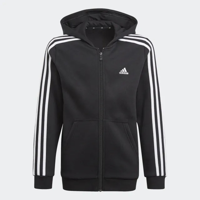 adidas  B 3S FZ HD  boys's Children's sweatshirt in Black