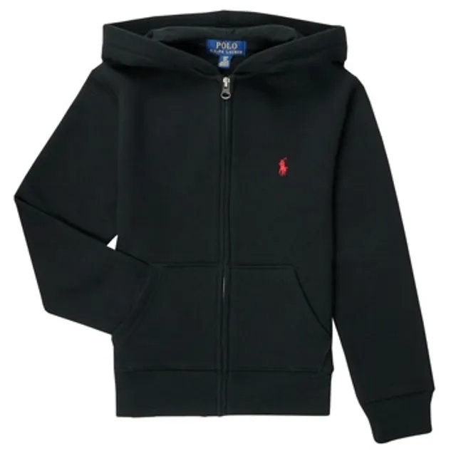 POLO RALPH LAUREN Boy'S Logo Full Zip Hoodie - Black