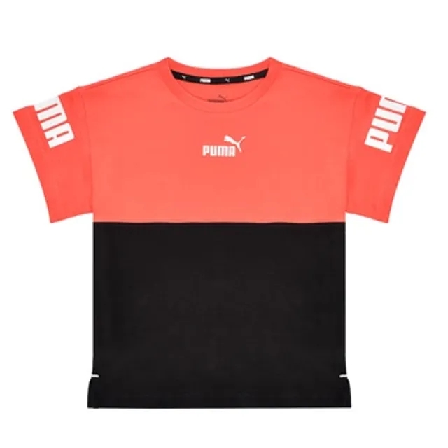 Puma  PUMA POWER COLORBLOCK TEE  girls's Children's T shirt in Multicolour
