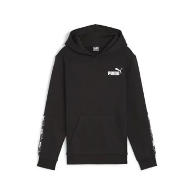 Puma  ESS TAPE CAMO HOODIE TR B  boys's Children's sweatshirt in Black