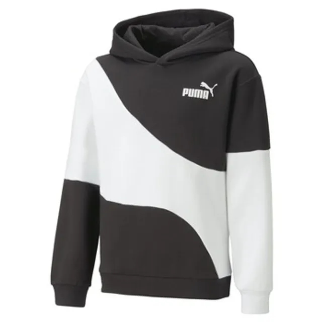 Puma  PUMA POWER CAT HOODIE FL B  boys's Children's sweatshirt in Black