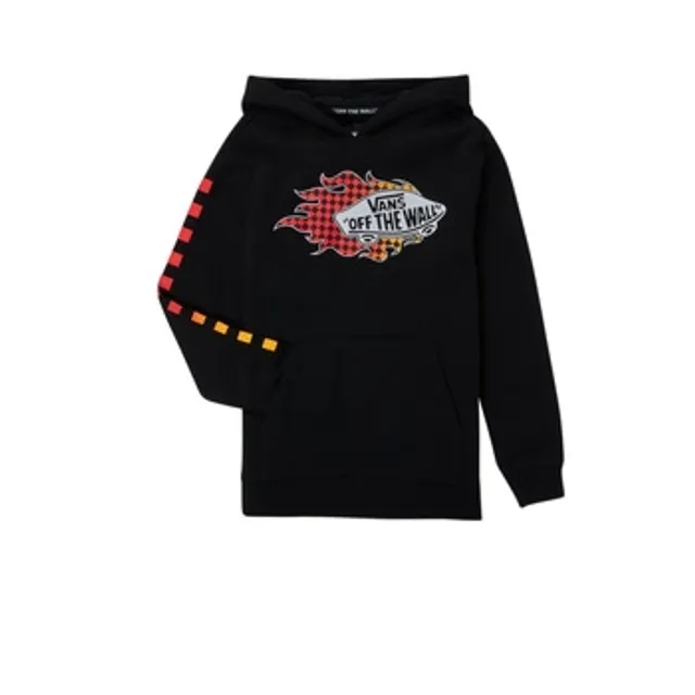Vans  LOGO PO  boys's Children's sweatshirt in Black