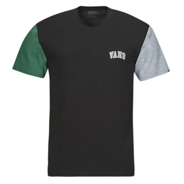 Vans  COLORBLOCK VARSITY SS TEE  men's T shirt in Black