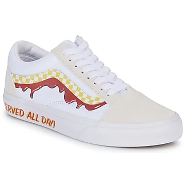 Vans  OLD SKOOL  women's Shoes (Trainers) in White