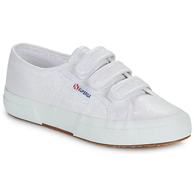Superga  2750 LAME  women's Shoes (Trainers) in White