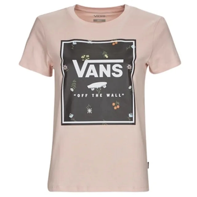 Vans  MICRO DITSY BOX FILL  women's T shirt in Pink